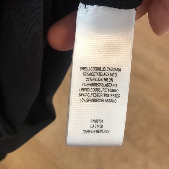 BCBG Black Strapless Cocktail Dress Size 2 - Picture 5 of 5